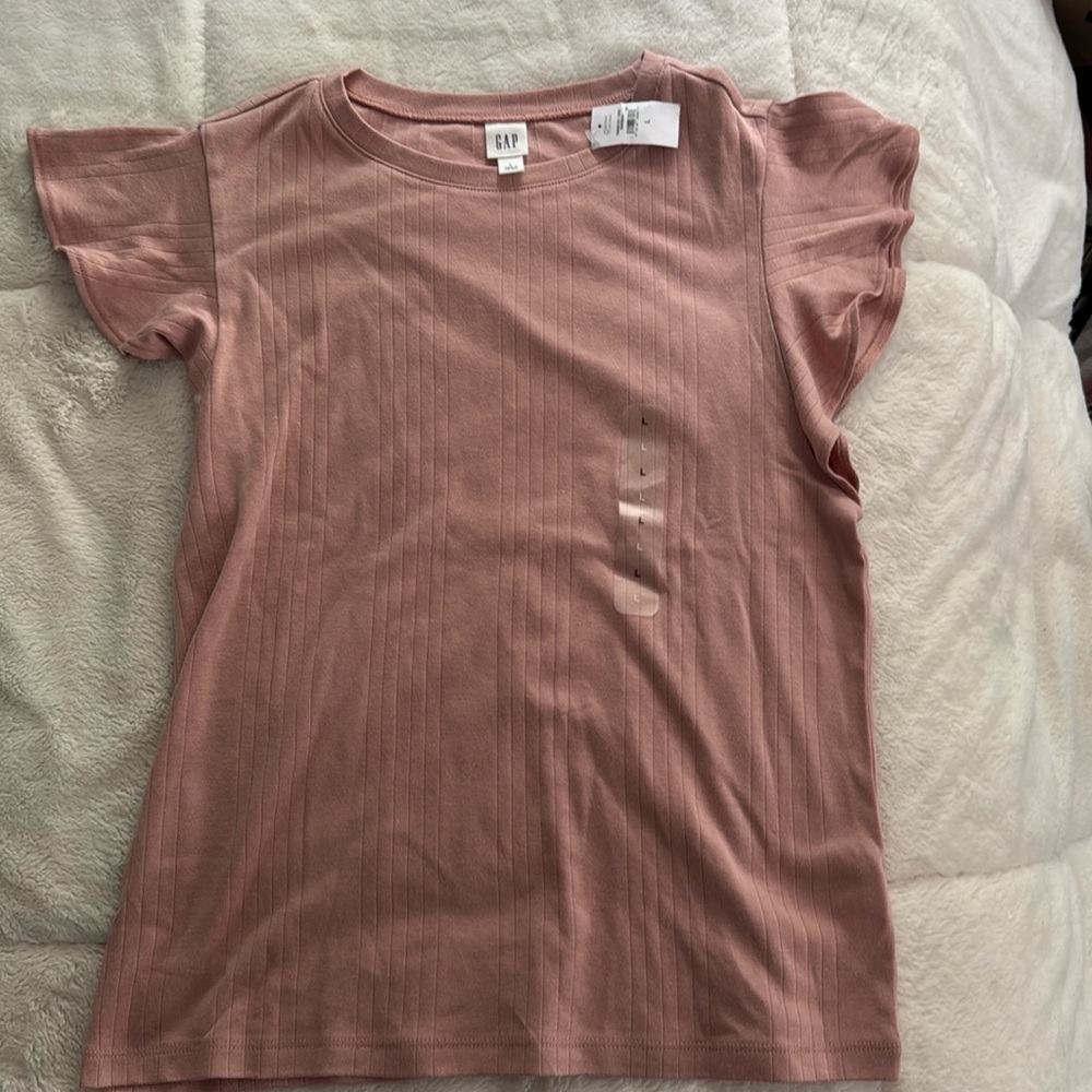 Brand new women’s short flutter sleeve shirt
